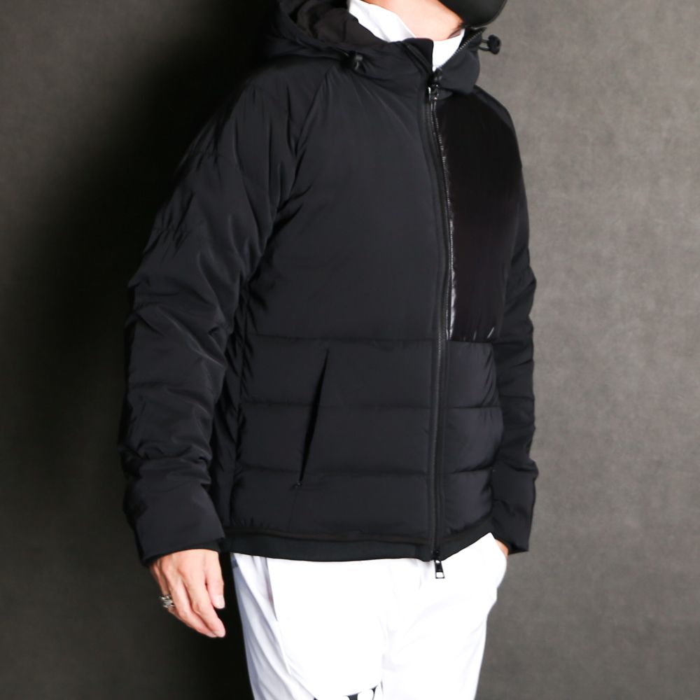 BICOLOR HOODY / バックロゴ バイカラー パデッドジャケット / LAO-22001