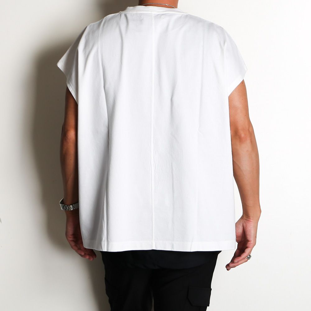 MINEDENIM - Big Nosleeve T-SH - WHT / 2404-6003 | chemical