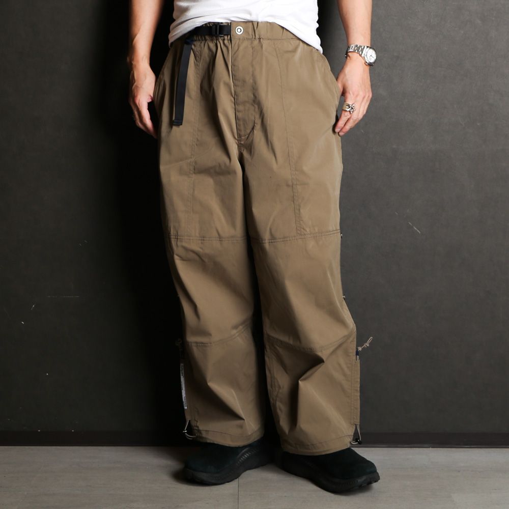 POLIQUANT - 【ラスト1点-サイズ3-4】 THE CHANGING LENGTH WIDE PANTS - GREY / 2401014  | chemical conbination