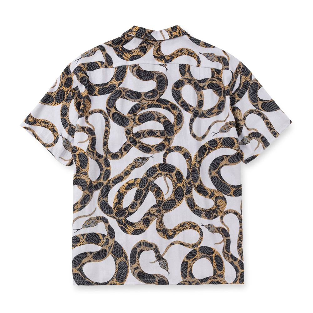 ALLOVER SNAKE PATTERN S/S SH / スネークパターン オープンカラーシャツ / CL-26SS007ULT