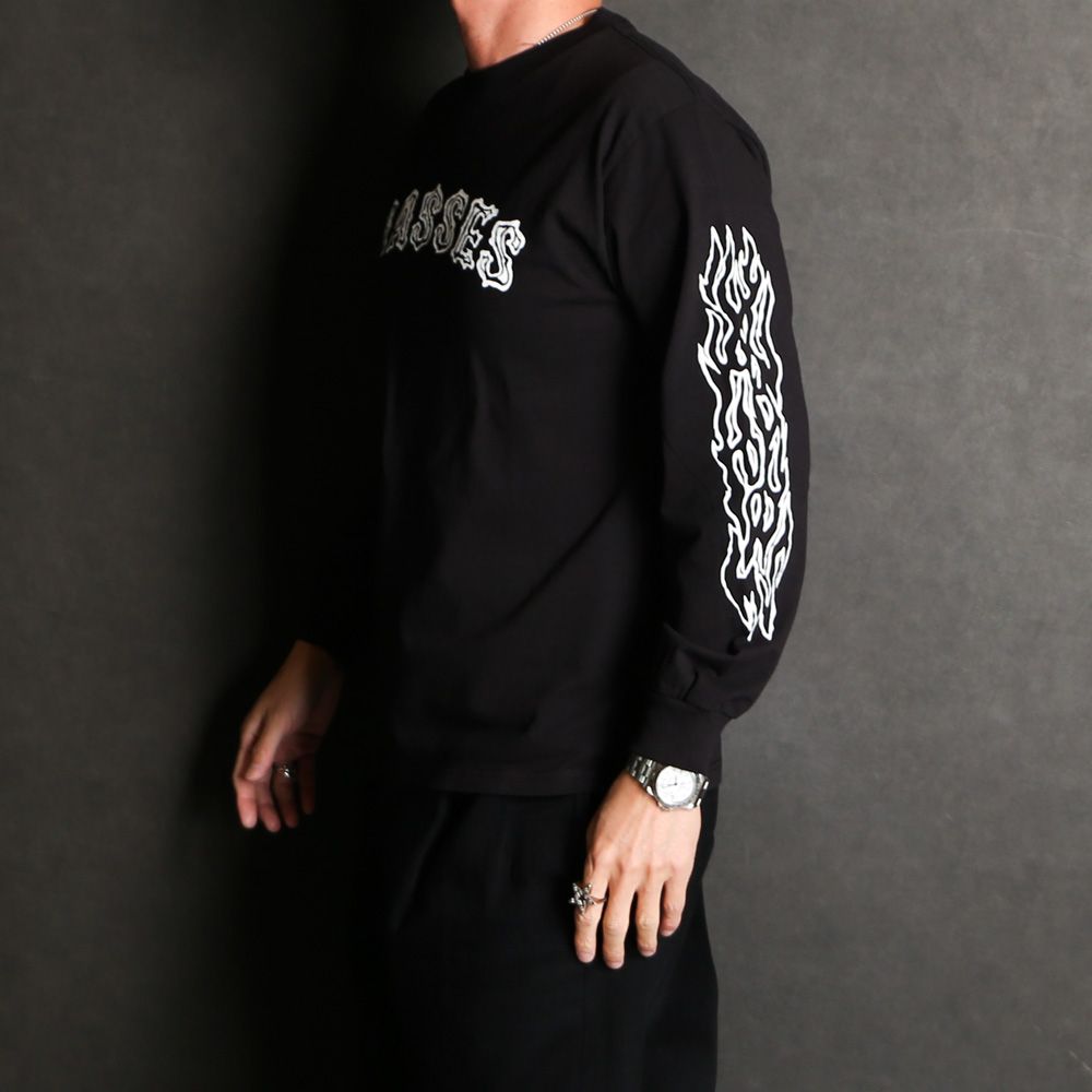 MASSES - T-SHIRT L/S TWIN SKULL / ロングスリーブ Tシャツ / 1241001