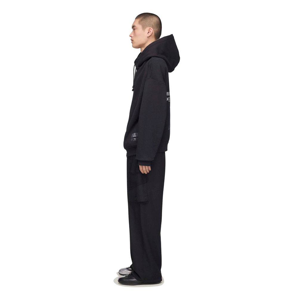 U F1 ZIP HOODIE - BLACK / ジップアップ パーカー / KR2242