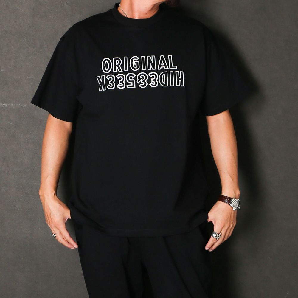 " HIDEANDSEEK × Toru Nishiura " / Original S/S Tee - BLK / Tシャツ / H30th-091726
