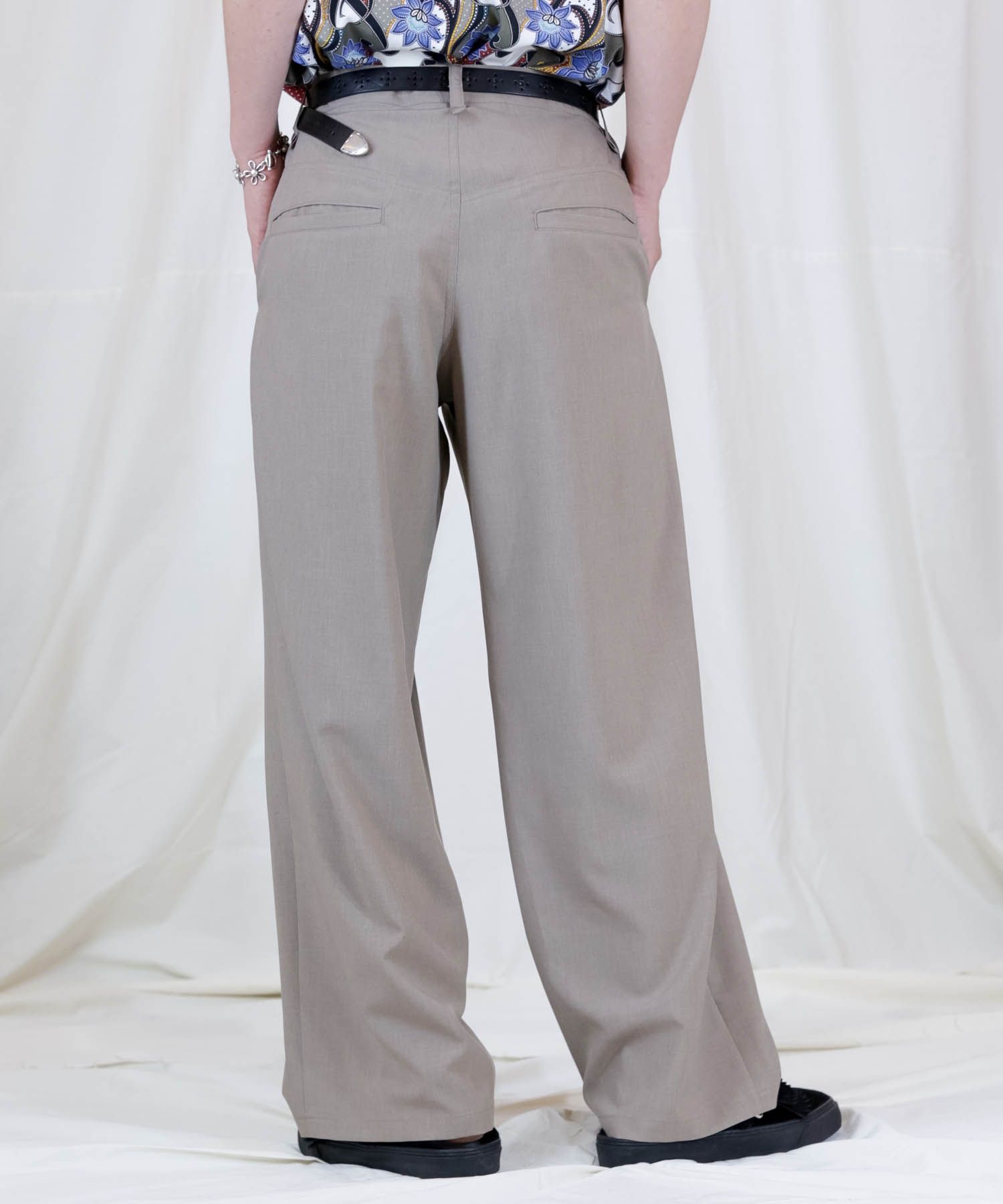 REFLAX WEATHER CLOTH WIDE PT / 2タックワイドパンツ / 479103