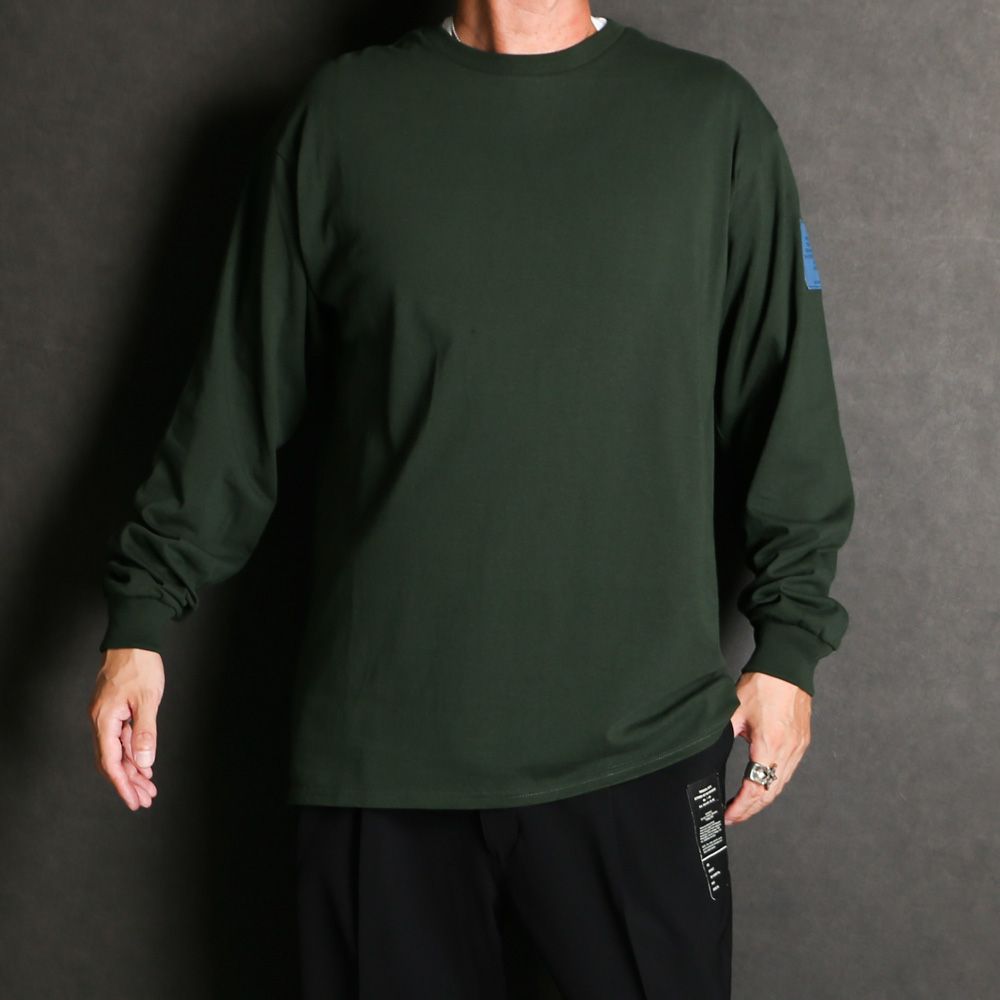 【ラスト1点-サイズ38】 LONG SLEEVE T-SHIRT - D.KHAKI / 9242-CS82