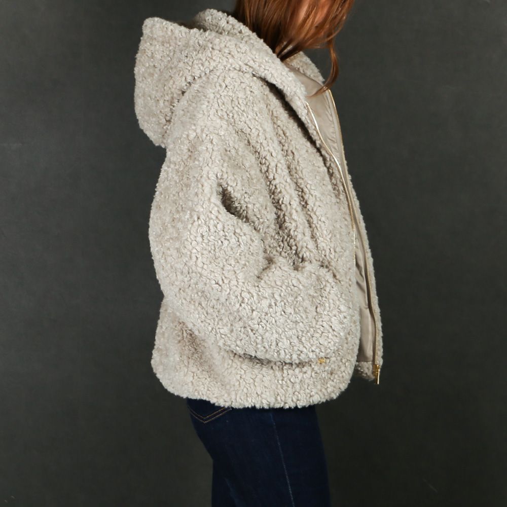 【レディース】 IPAMA イパマ - L.GRAY / ボア フードブルゾン (フリース) / LJXA0042033588