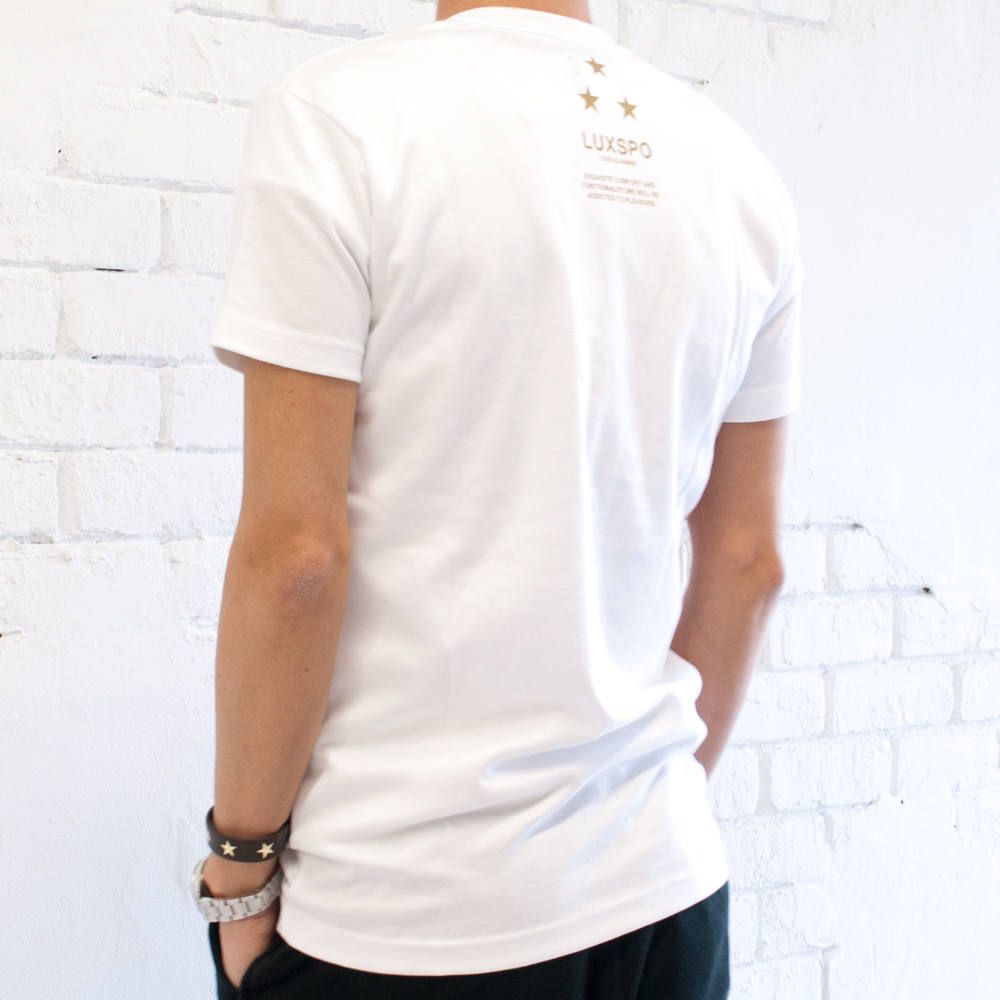 極美品　AKM ハイブリッドネックTシャツ S LUXE163AKMBB 大好評！『LUXE163AKMBB』Tシャツ入荷！ | chemical conbination