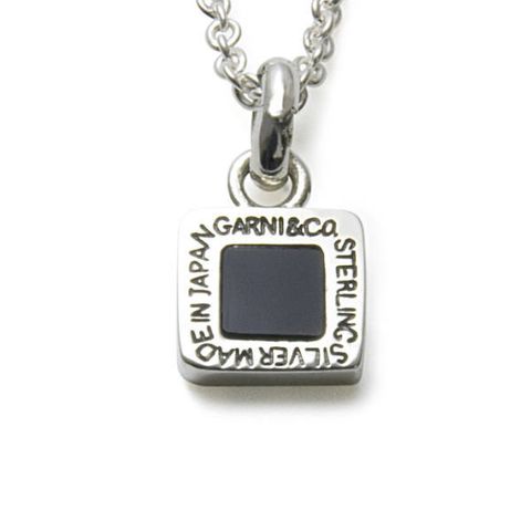 Square Onyx Pendant - S / スクエア オニキス ペンダント GN16066