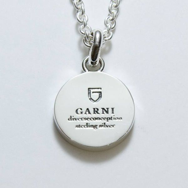 GARNI - Round Stone Pendant - L / ラウンド ストーン ペンダント