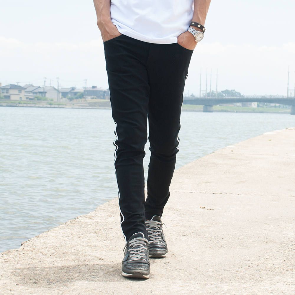 【RESOUND CLOTHING × chemical conbination】Blind LINE PT / スーパータイトテーパードラインパンツ RC9-ST-008C