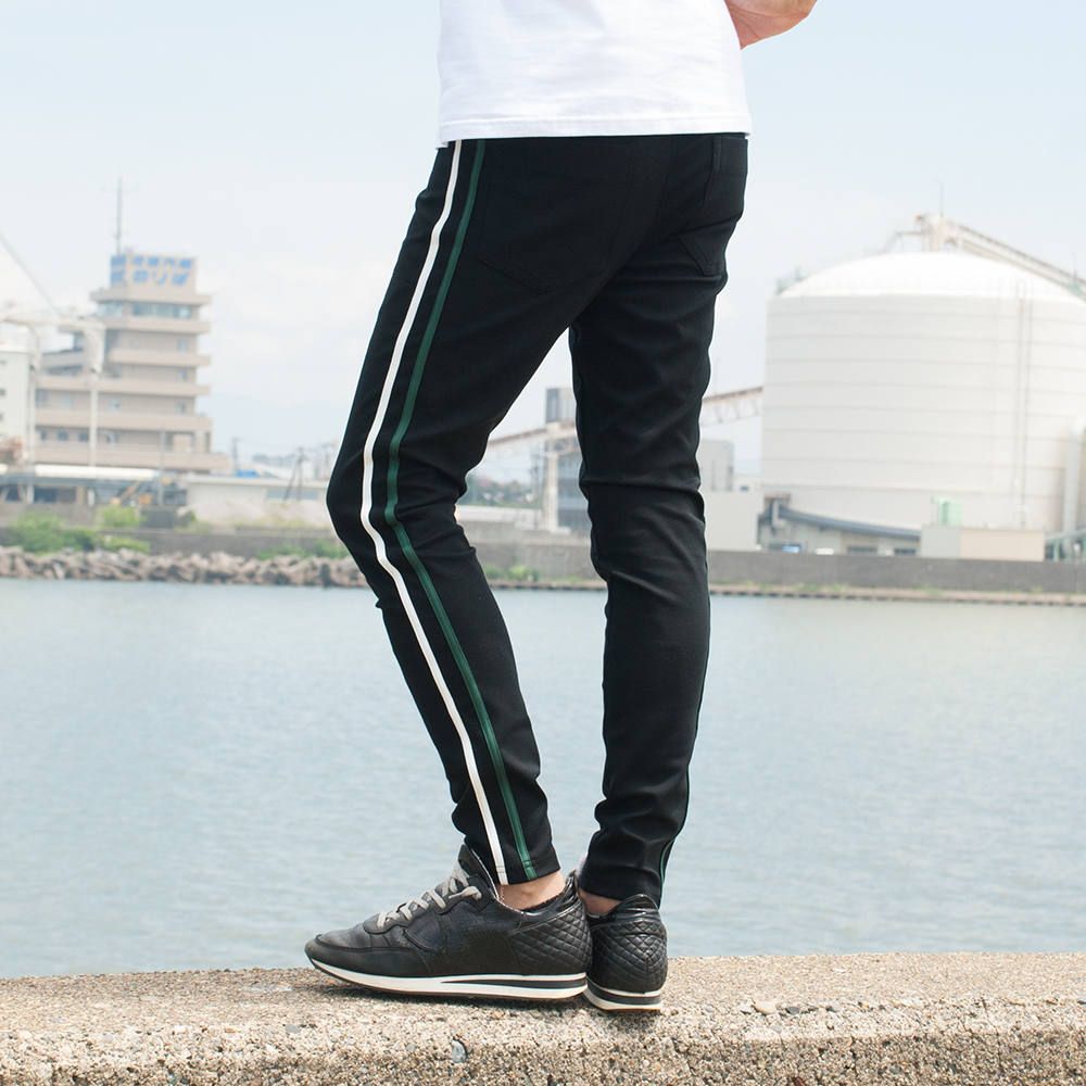 【RESOUND CLOTHING × chemical conbination】Blind LINE PT / スーパータイトテーパードラインパンツ RC9-ST-008C