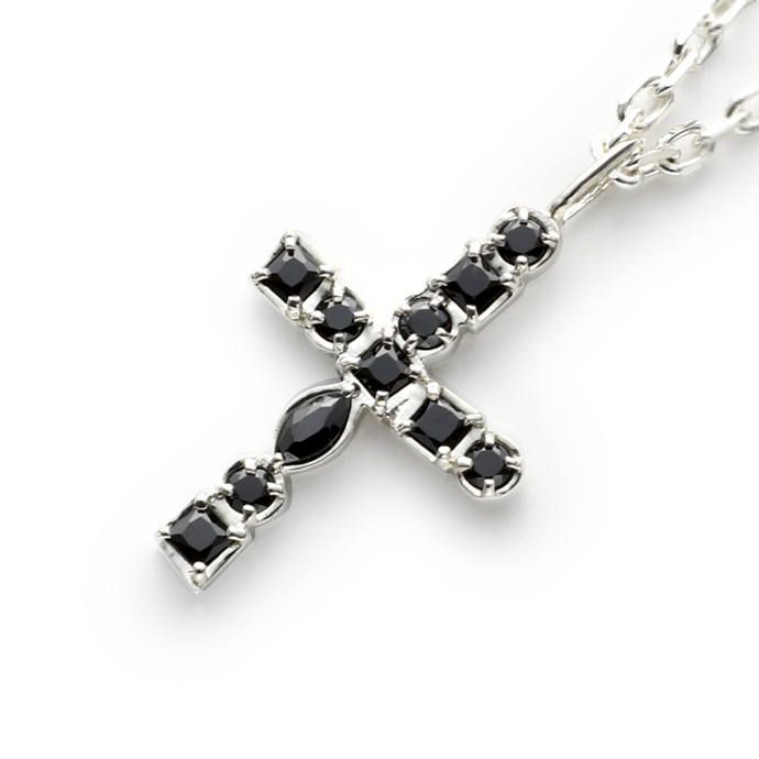 Mix Stone Cross Pendant / ミックス ストーン クロス ペンダント GN19009