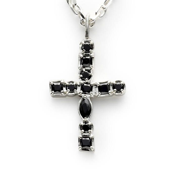 Mix Stone Cross Pendant / ミックス ストーン クロス ペンダント GN19009