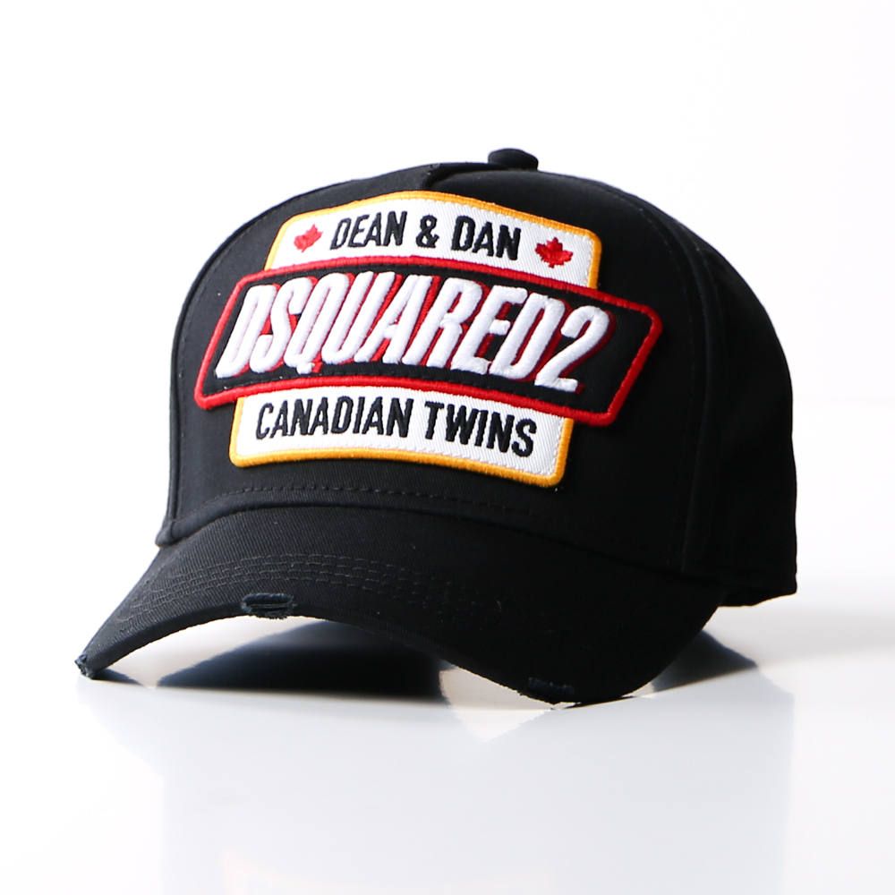DSQUARED2 - 【ラスト1点】CANADIAN TWINS BASEBALL CAP / 刺繍 ベースボールキャップ  S82BC0197/SJ08C00001SS19 | chemical conbination