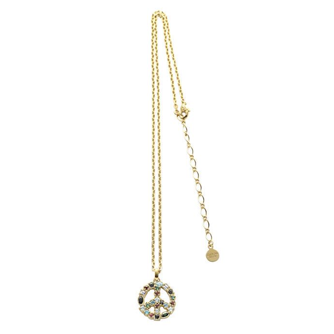 Mix Stone Peace Pendant / ミックス ストーン ピース ペンダント GN19012