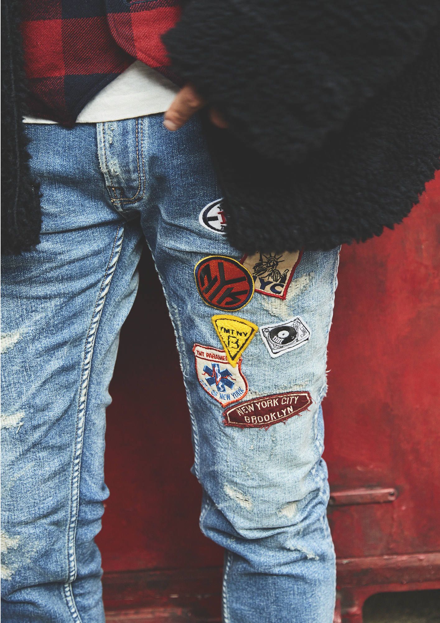 HYBRID-STRETCH WAPPEN 5P TAPERD DENIM / ストレッチデニム テーパードパンツ TPT-F1905