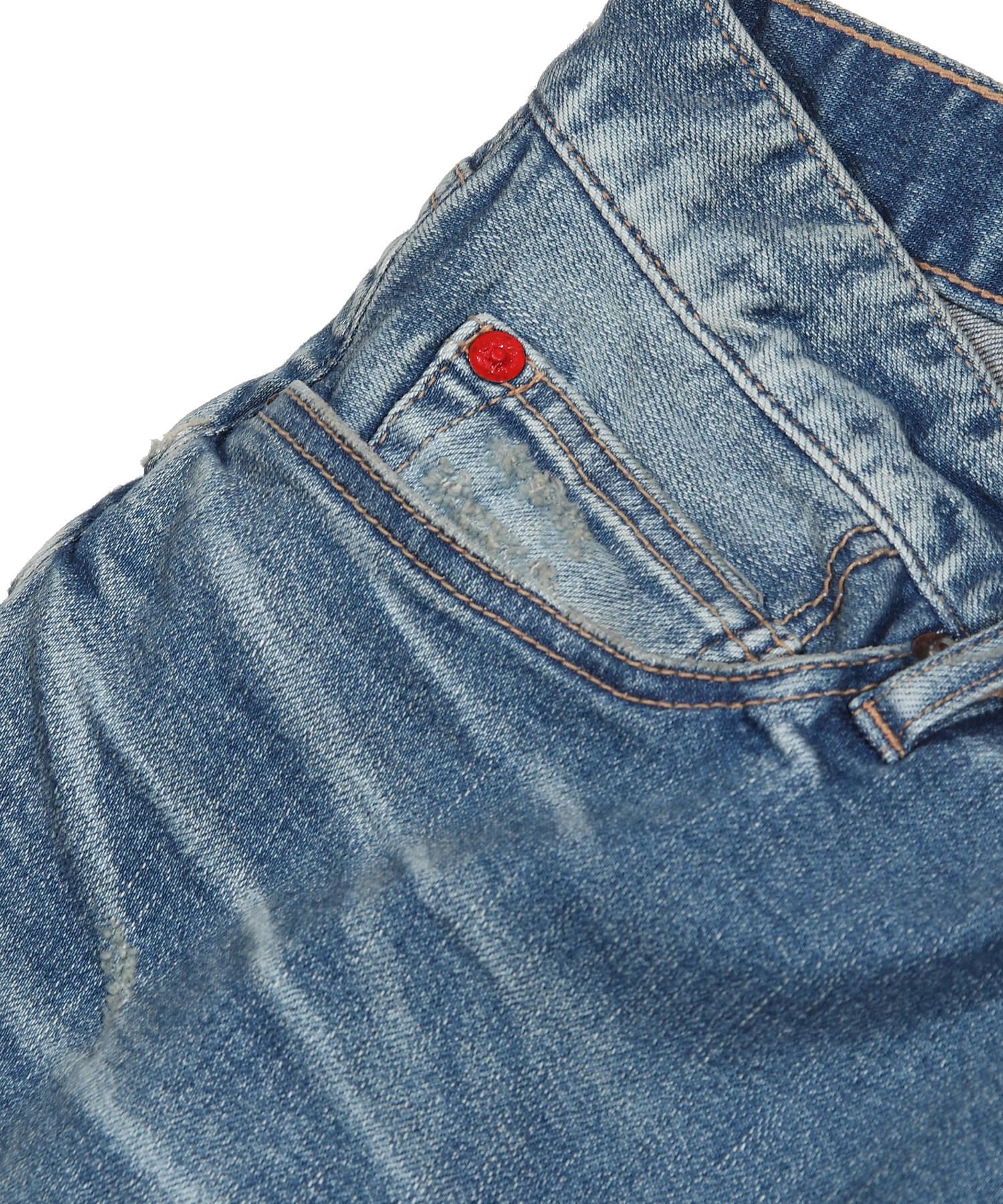 HYBRID-STRETCH WAPPEN 5P TAPERD DENIM / ストレッチデニム テーパードパンツ TPT-F1905