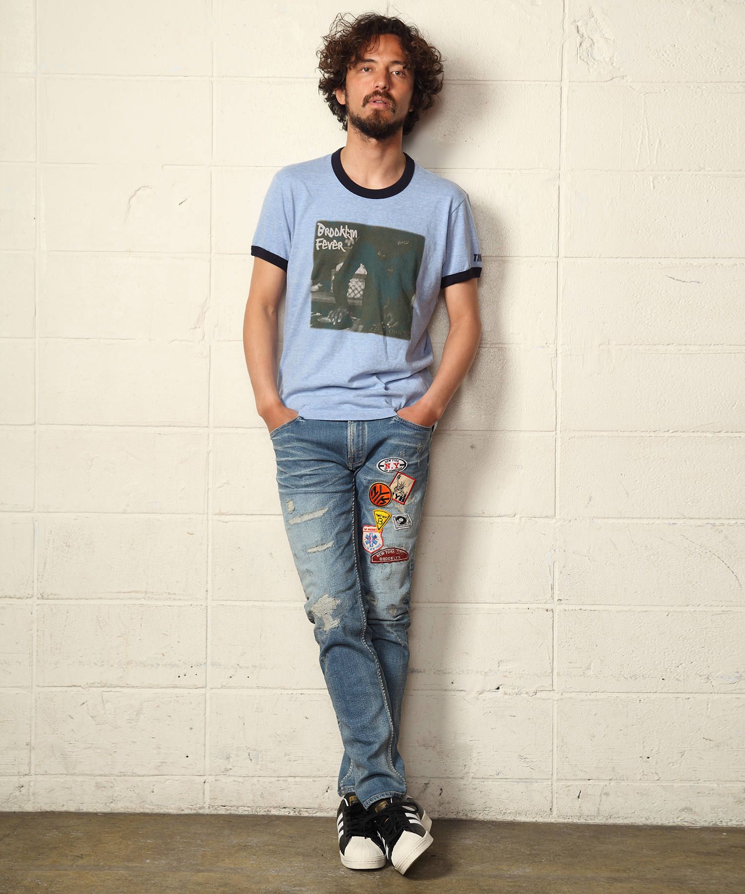 HYBRID-STRETCH WAPPEN 5P TAPERD DENIM / ストレッチデニム テーパードパンツ TPT-F1905