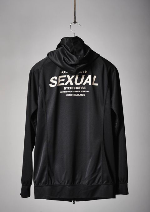 PHOSPHORESCENT ZIP UP PARKA "SEXUAL" / ジップアップパーカー SX073-TF05