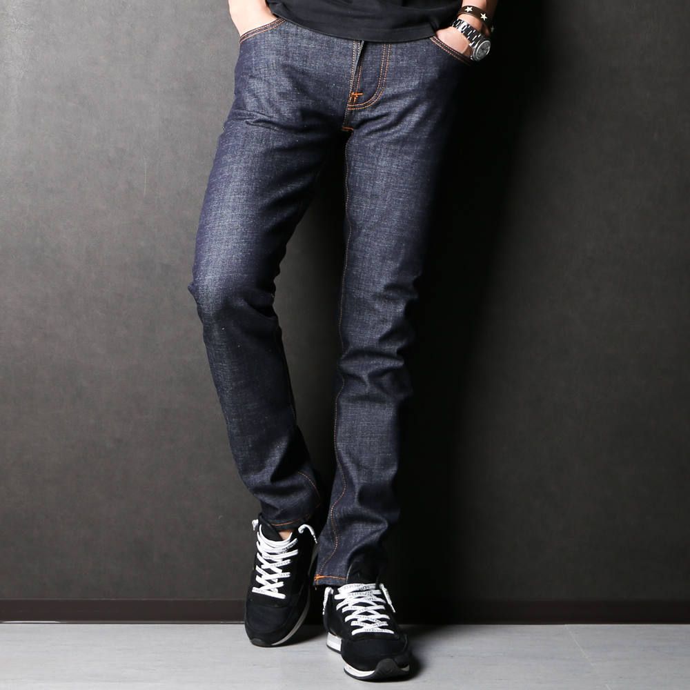 nudie jeans Thin Finn organic dry デニムパンツ