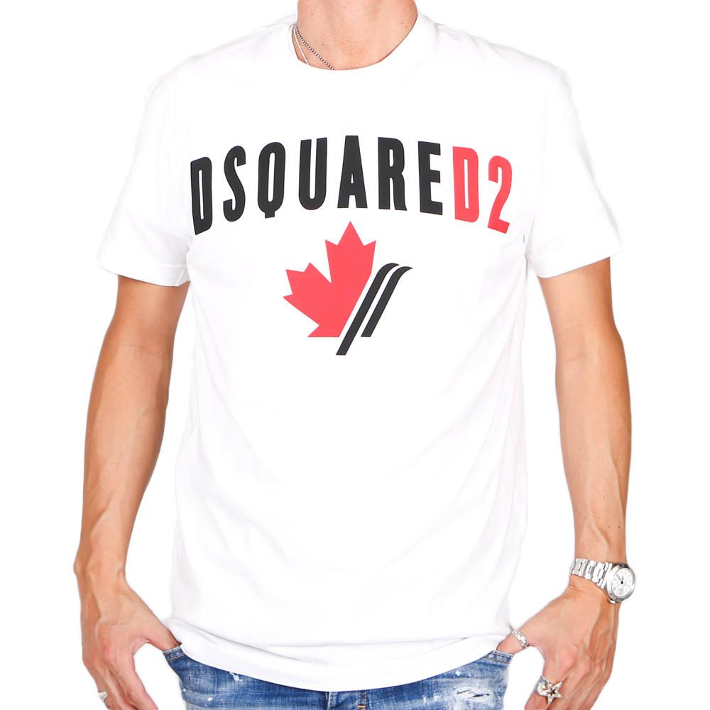 cf7. DSQUARED2 半袖カットソー Bear メンズMサイズ相当カラーブラウン