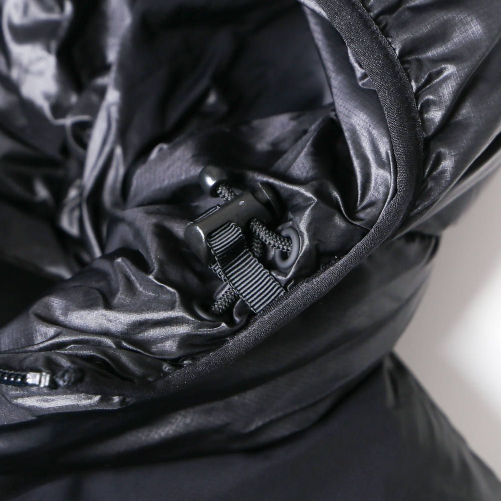 Nylon Hooded Puffer Bomber With Logo Prints / パフィージャケット S74AM0960/S52119