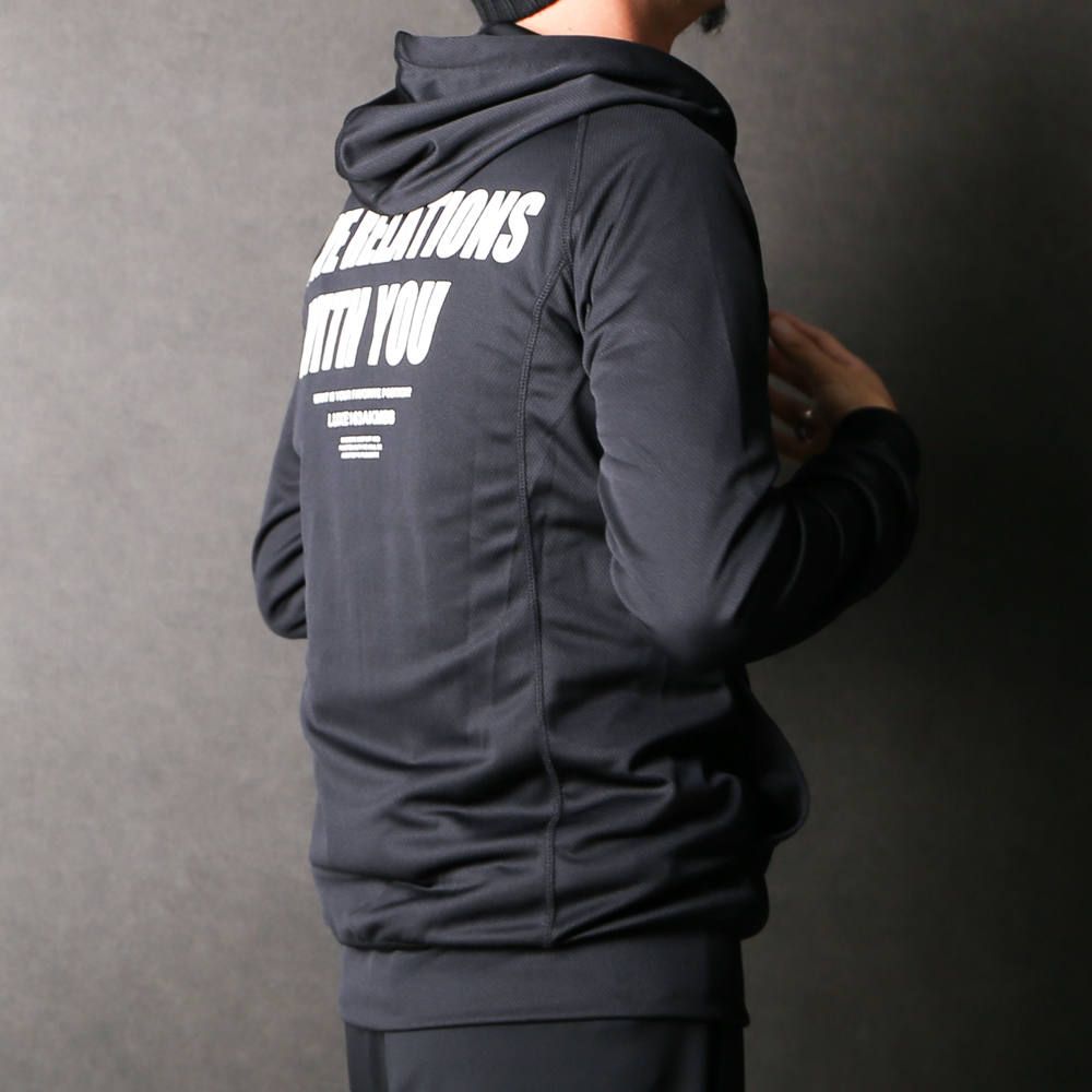 PHOSPHORESCENT ZIP UP PARKA "HOW ABOUT" / ジップアップパーカー SX074-TF05