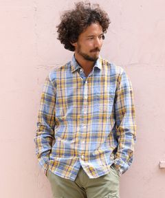 VINTAGE WASH MADRAS CHECK SHIRTS / マドラスチェック ドレスシャツ TSH-S2003