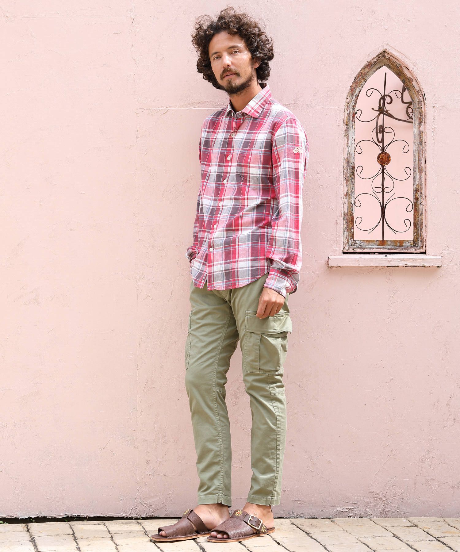 VINTAGE WASH MADRAS CHECK SHIRTS / マドラスチェック ドレスシャツ TSH-S2003