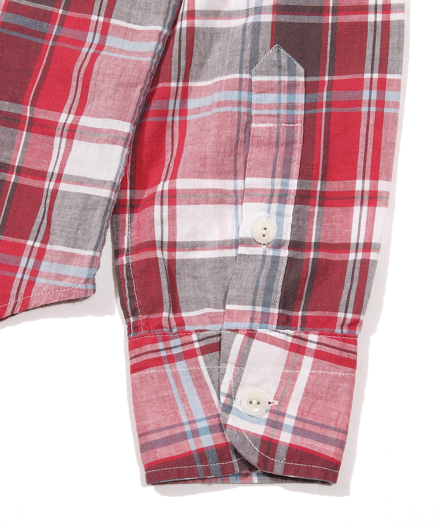 VINTAGE WASH MADRAS CHECK SHIRTS / マドラスチェック ドレスシャツ TSH-S2003