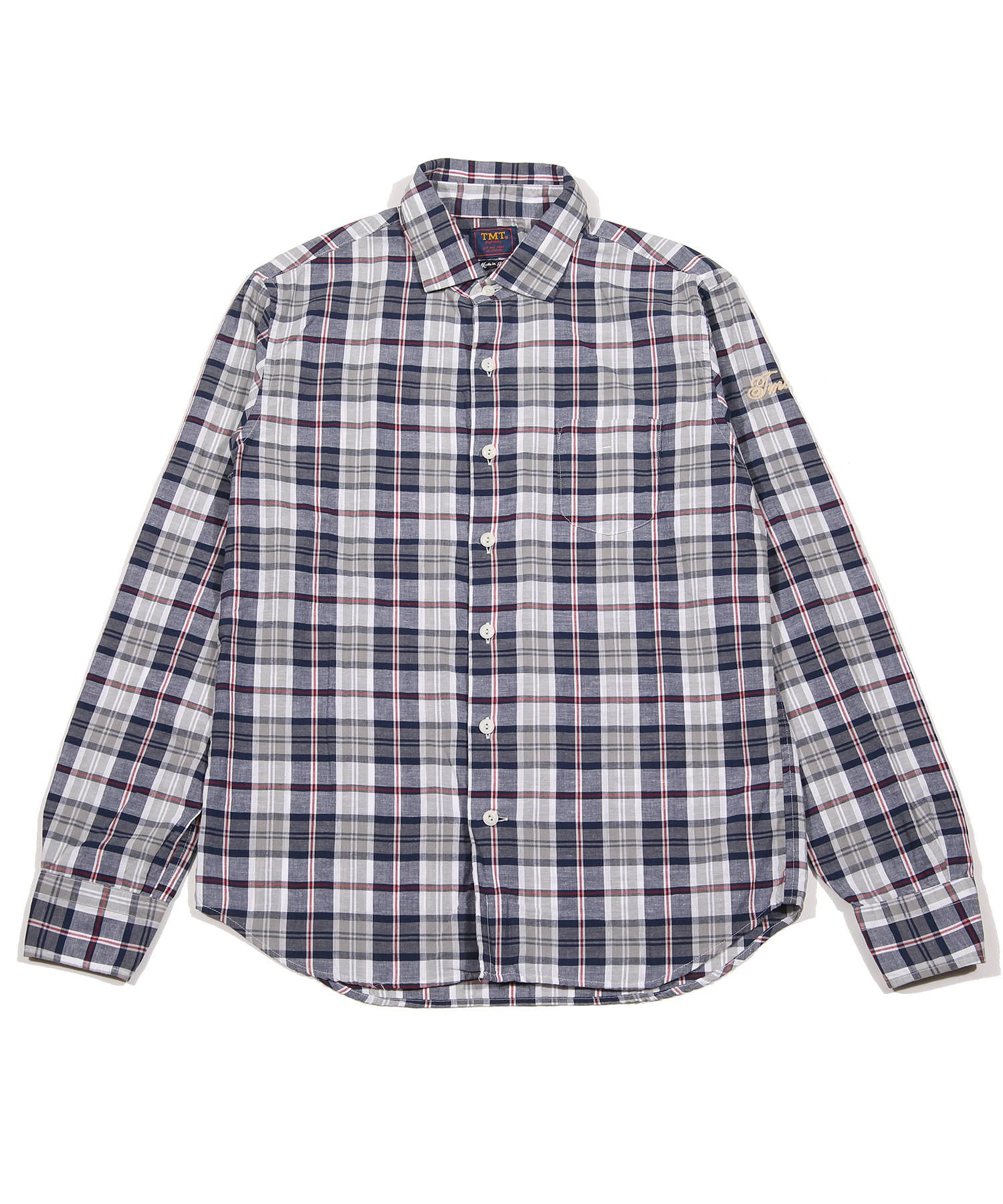 VINTAGE WASH MADRAS CHECK SHIRTS / マドラスチェック ドレスシャツ TSH-S2003