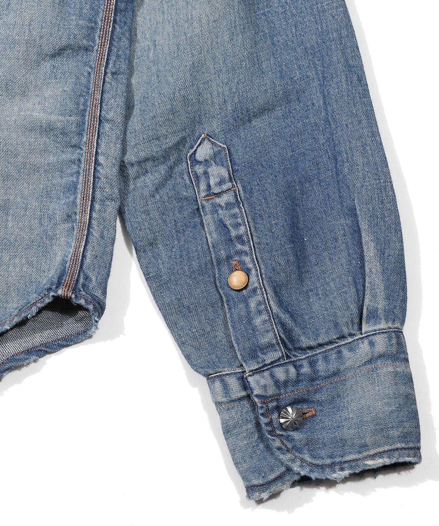 C/LI DENIM SHIRTS(STADS & VINTAGE PROCESSING) / デニムシャツ TSH-S2002