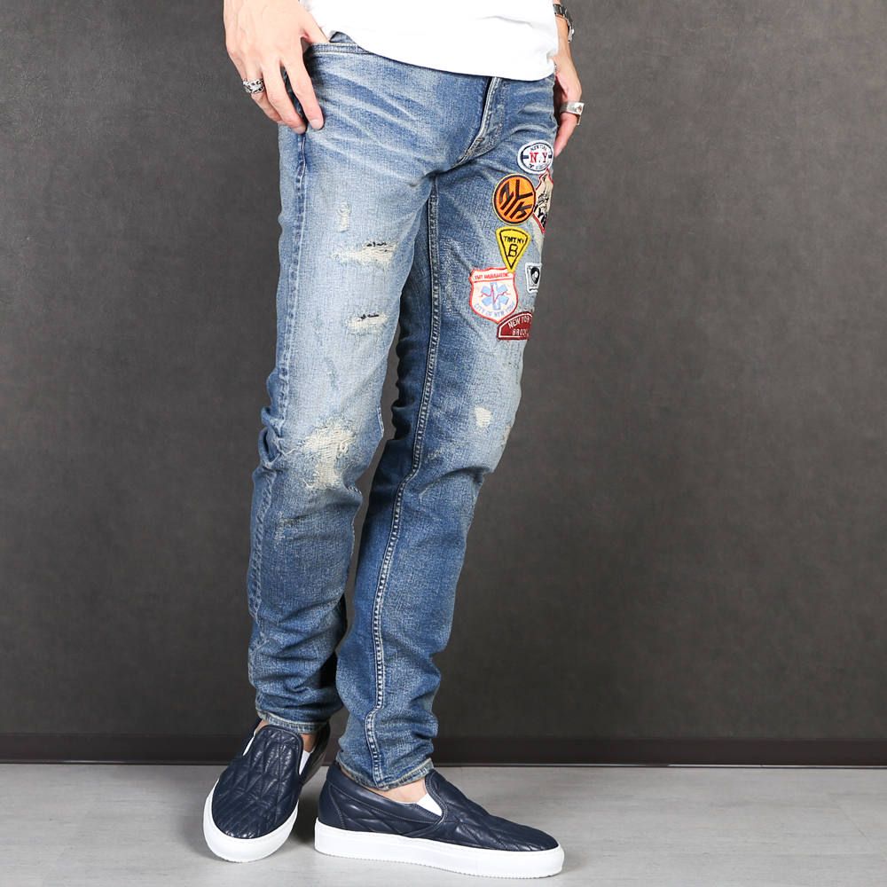 HYBRID-STRETCH WAPPEN 5P TAPERD DENIM / ストレッチデニム テーパードパンツ TPT-F1905
