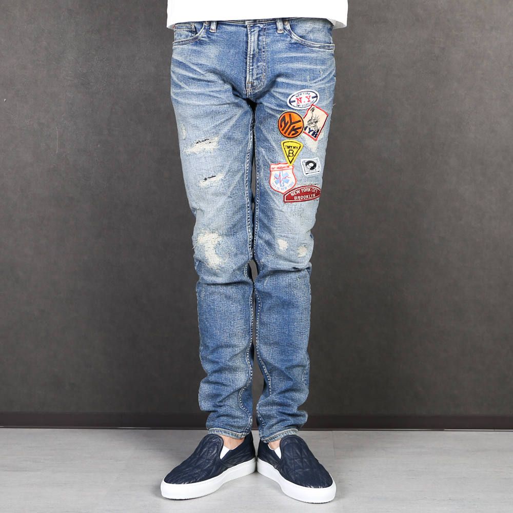 TMT - HYBRID-STRETCH WAPPEN 5P TAPERD DENIM / ストレッチデニム