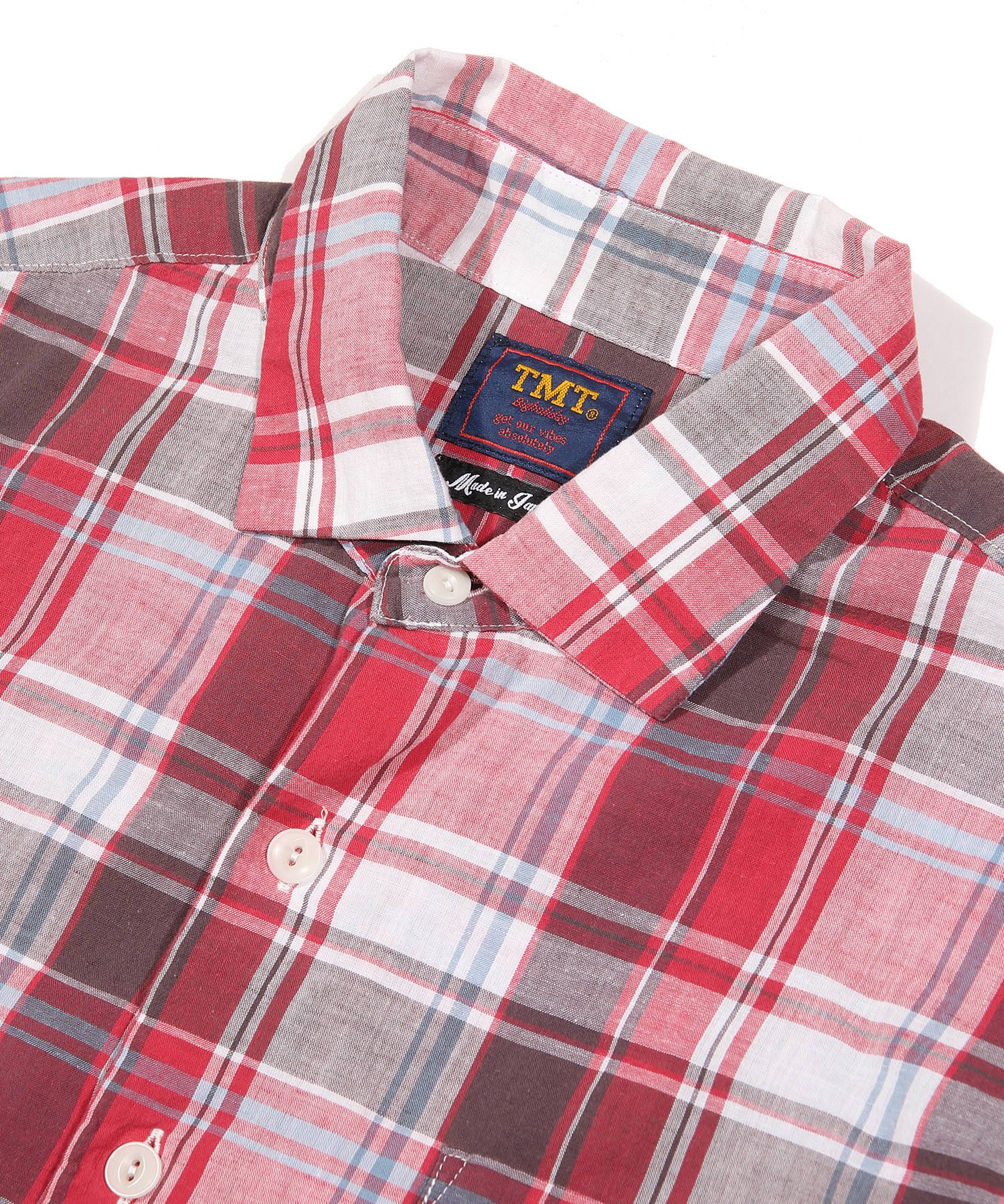 VINTAGE WASH MADRAS CHECK SHIRTS / マドラスチェック ドレスシャツ TSH-S2003