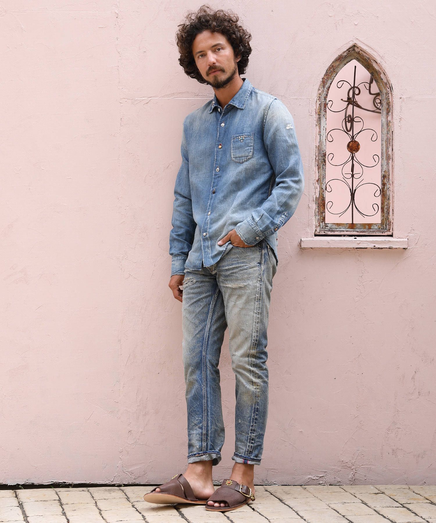 TMT - C/LI DENIM SHIRTS(STADS & VINTAGE PROCESSING) / デニム
