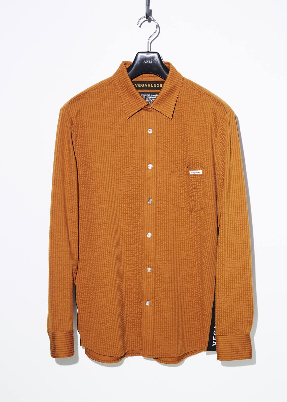 LUXE163AKM VEGAHLUXE MODEL MOVING MAGIC SHIRT / ストレッチジャージ シャツ VXS001-MM02