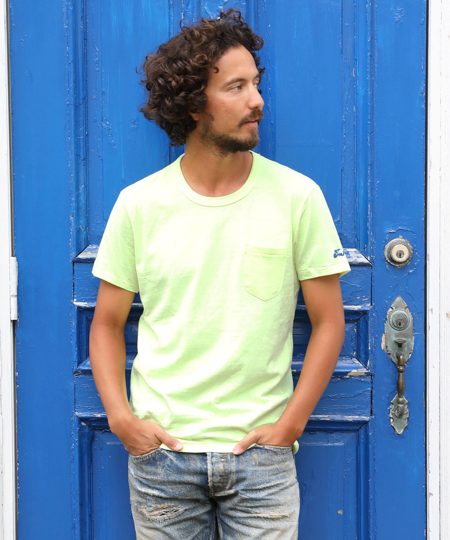 S/SL SIMPLE TEE(80'S COLOR) / ポケットTシャツ TCS-S2006