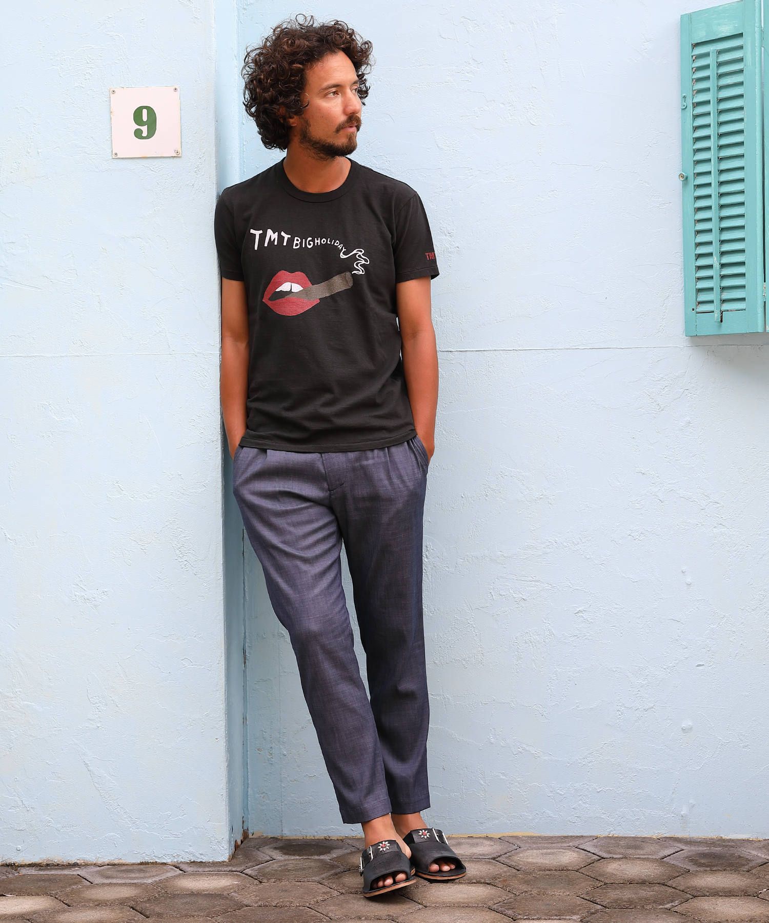 S/SL RAFI JERSEY(CIGAR) / プリントTシャツ TCS-S2001