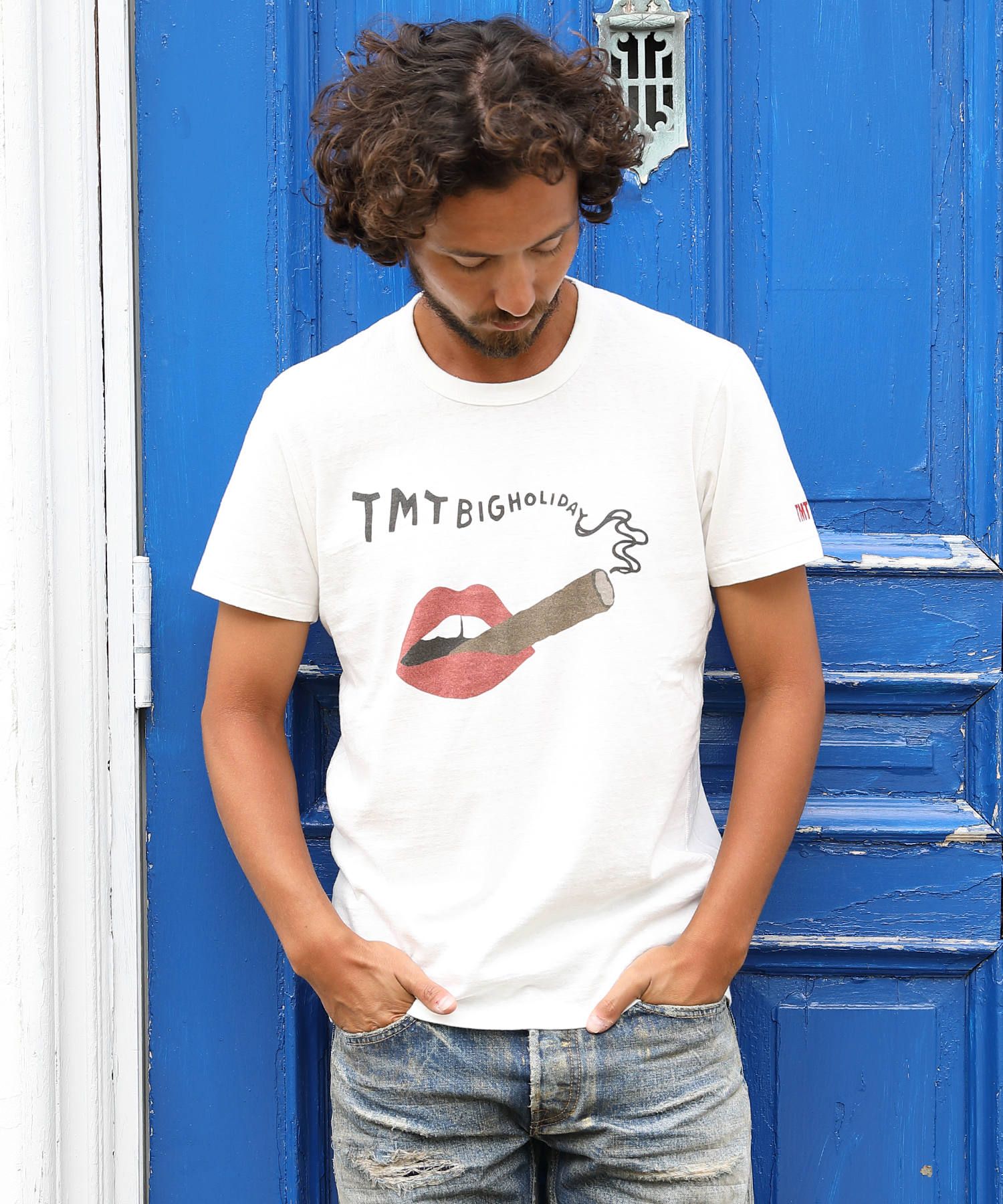 S/SL RAFI JERSEY(CIGAR) / プリントTシャツ TCS-S2001