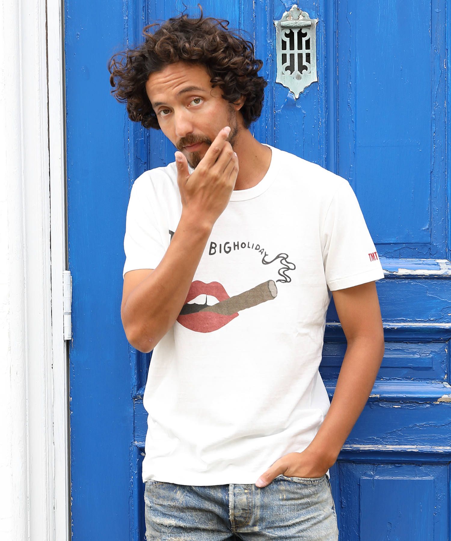 S/SL RAFI JERSEY(CIGAR) / プリントTシャツ TCS-S2001