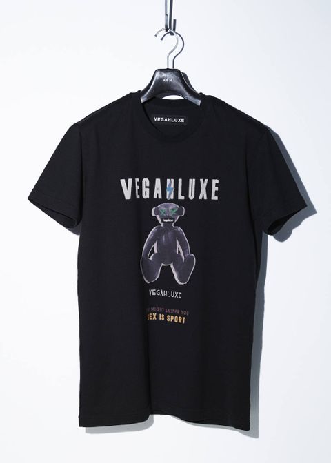 VINTAGE VEGAHLUXE ROCK S/S TEE B / プリント クルーネックTシャツ VXT002-CT101