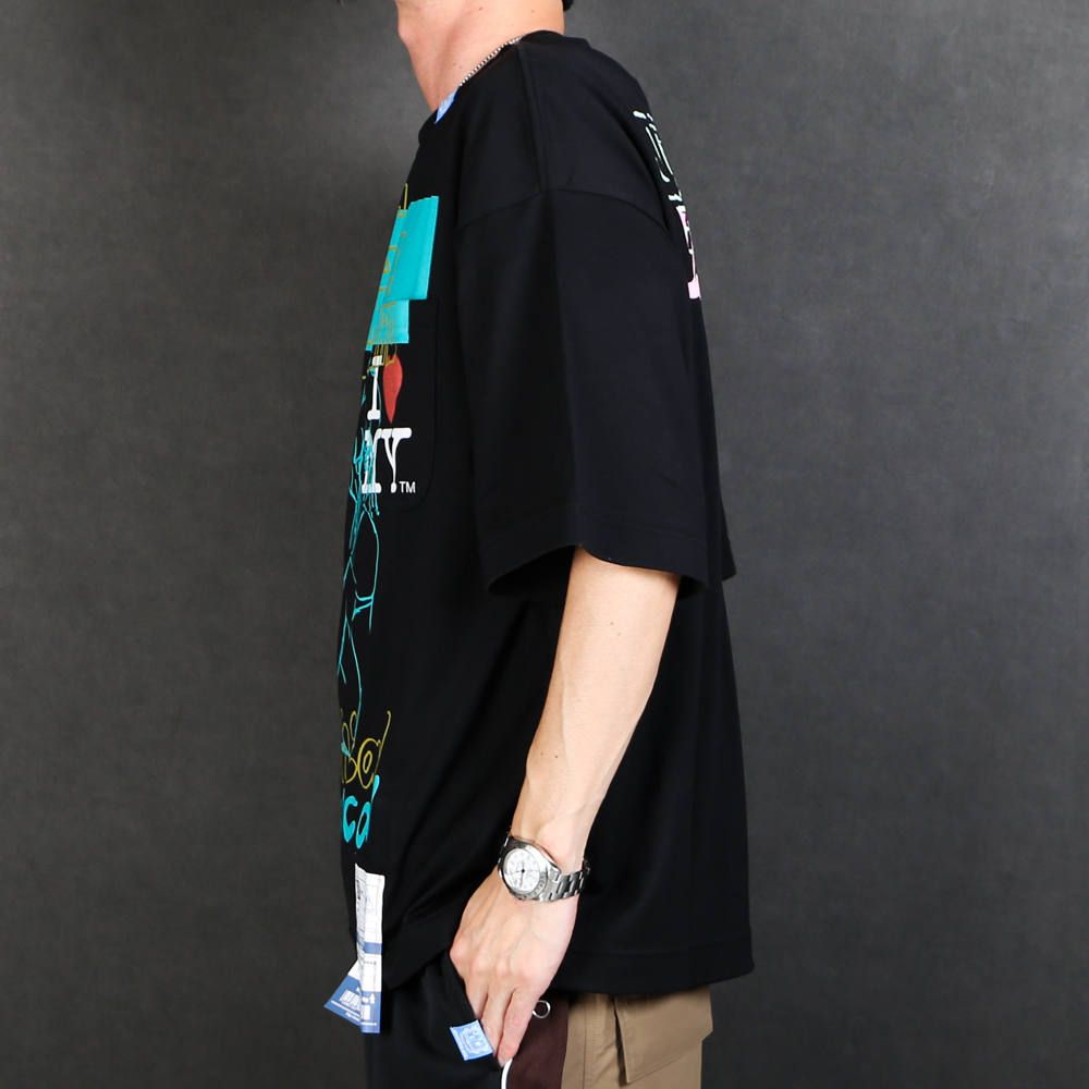 mechanical printed T-shirt / プリントTシャツ / A04TS704