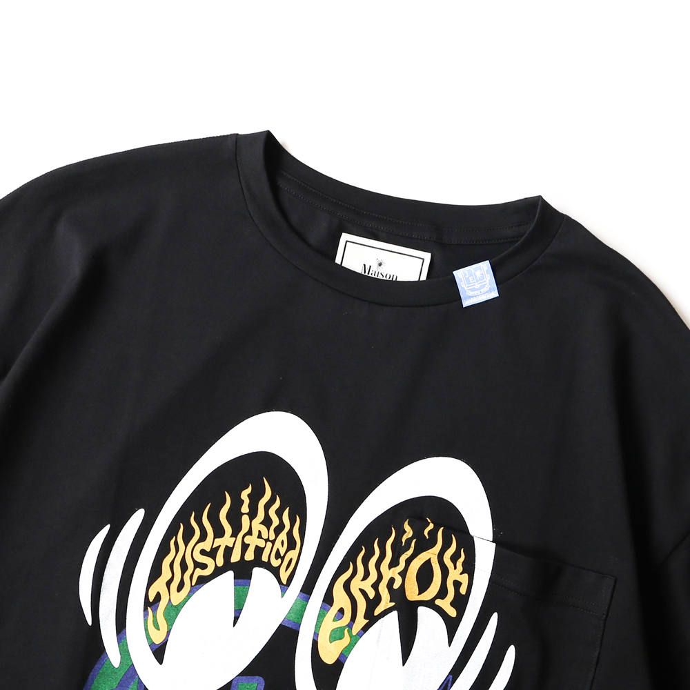 Justified error eye printed T-shirt / プリントTシャツ / A04TS703