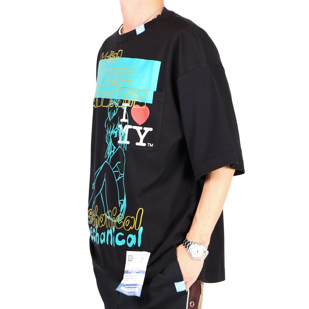 mechanical printed T-shirt / プリントTシャツ / A04TS704