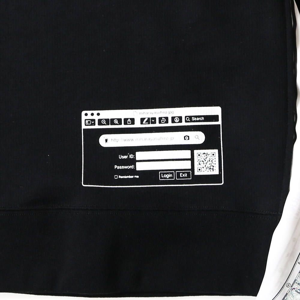 scarf hoodie / スカーフ ドッキング プルオーバーパーカー / A04HD641