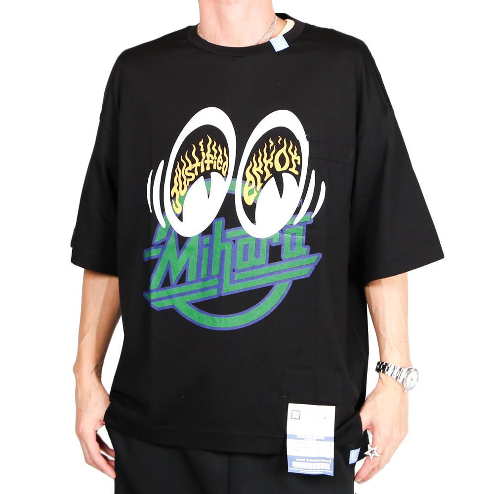 Justified error eye printed T-shirt / プリントTシャツ / A04TS703