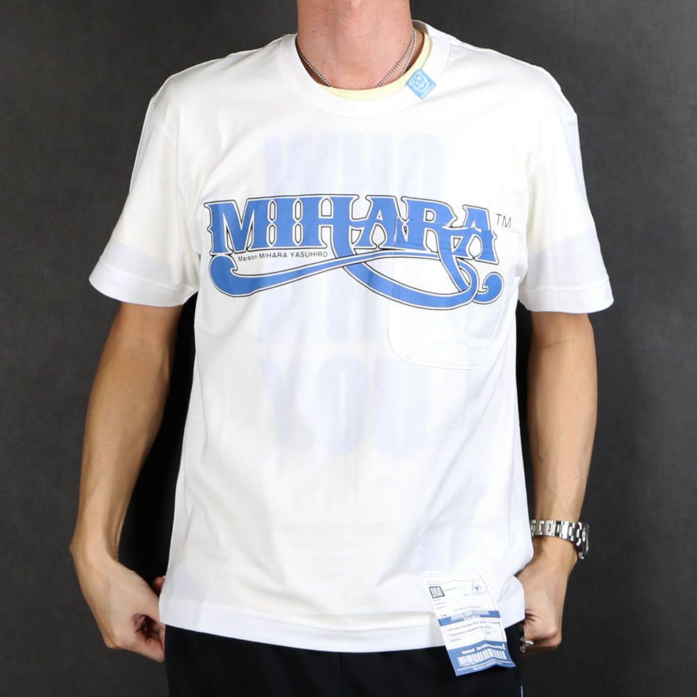 Maison MIHARA YASUHIRO - 【ラスト1点-サイズ44】 MIHARA printed T 