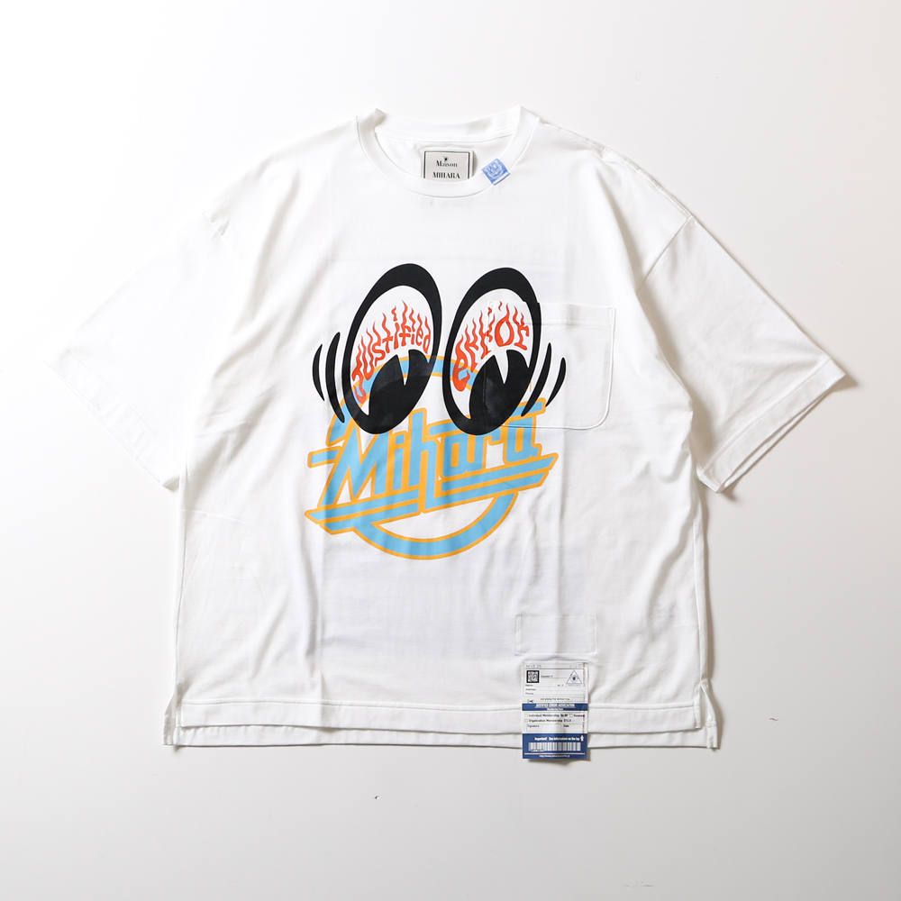 Justified error eye printed T-shirt / プリントTシャツ / A04TS703
