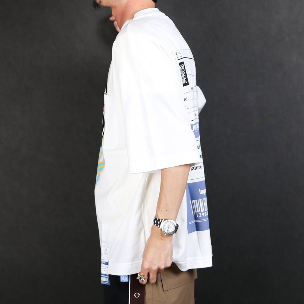 Justified error eye printed T-shirt / プリントTシャツ / A04TS703